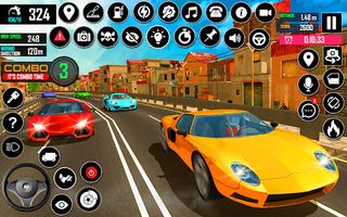Highway Car Racing 3D Games - Screenshot 2