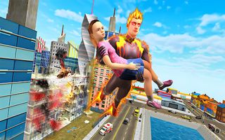 Rope  Fly  Game  Gangster - Screenshot 2