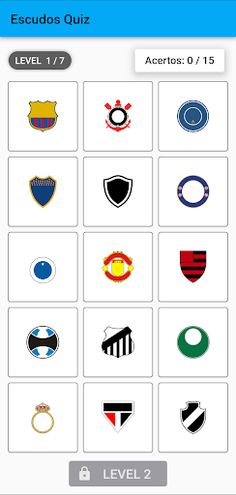Escudos Quiz - Adivinhe o time - Screenshot 1