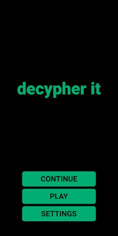 decypher it - Screenshot 1