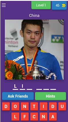 Guess The Badminton Player - Screenshot 2
