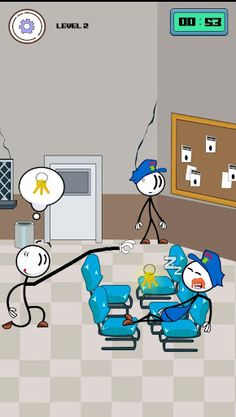 Stickman Thief Puzzle troll - Screenshot 4