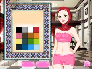 تلبيس بنات بالحجاب - صالون خاص - Screenshot 3