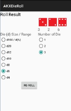 AK Die Roller - Screenshot 3