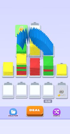 Paper Shuffle Sort - Screenshot 1