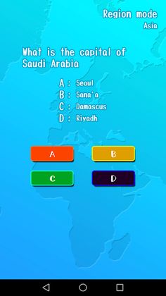 Capital Quiz ~Aim for complete - Screenshot 3