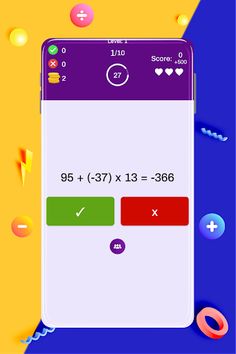 Fun Math Game : Math Quiz - Screenshot 2