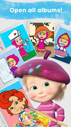 Masha and the Bear: Art Games - Screenshot 4