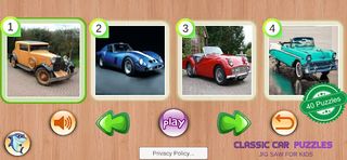 Classic Car Puzzles - Screenshot 1