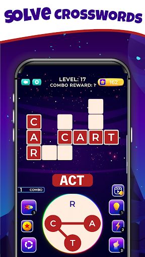 Connect letters - CosmiCross - Screenshot 2