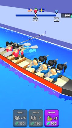 Boat Tug Of War - Screenshot 2