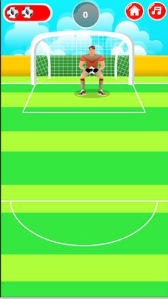 Penalty football - Screenshot 1