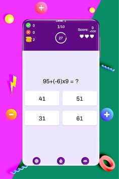 Fun Math Game : Math Quiz - Screenshot 1