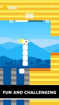 Square Bird Rush - Screenshot 2