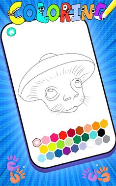 Smurf Cat Mushroom Coloring - Screenshot 3