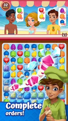 My Gelato: Match 3 Puzzle Game - Screenshot 3