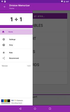 Division Memorizer - Screenshot 1