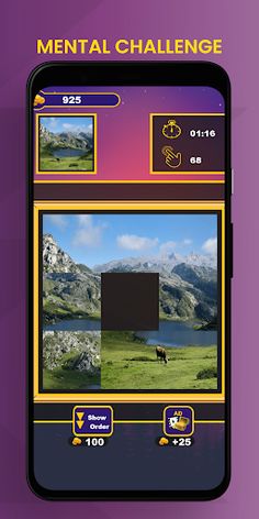 Sliding Puzzle: mental games - Screenshot 3