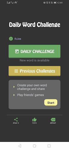Daily Word Challenge - Screenshot 1