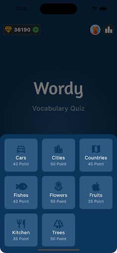 Wordy - Word Puzzle Game - Screenshot 3