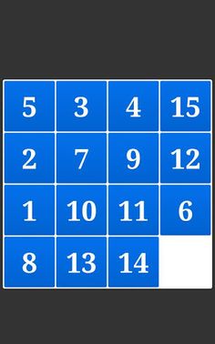15 Sliding Puzzle - Screenshot 2