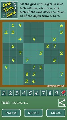 One Thru Nine (Full) - Screenshot 2