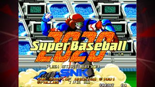 2020 SUPER BASEBALL ACA NEOGEO - Screenshot 1