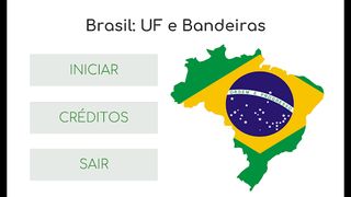 Brasil: UF e Bandeiras - Screenshot 1