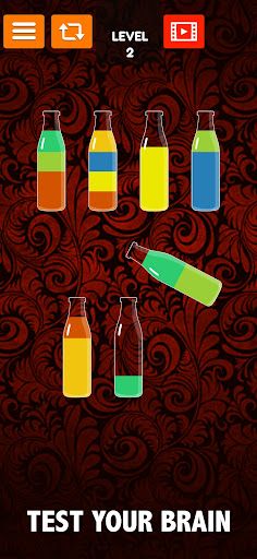 Water Bottle Liquid Puzzle - C - Screenshot 3