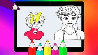 lady bug coloring book - Screenshot 1