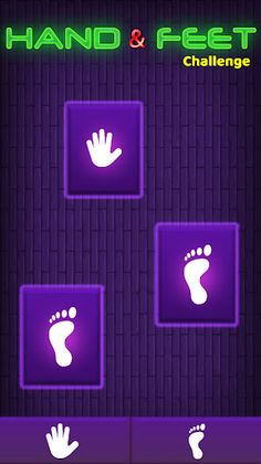 Hand & Feet Game Challenge - Screenshot 1