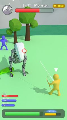 Monster Archer Battle 3D - Screenshot 2