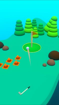 Cliff Golf 3D - Screenshot 2