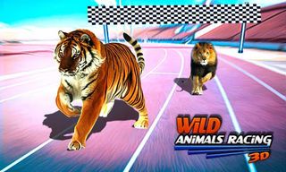 Wild Animals Racing 3D - Screenshot 1