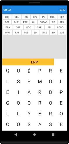 Spanish Word Puzzles - Screenshot 3