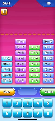 Mathletix Subtraction - Screenshot 1