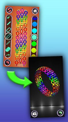 Rainbow Bracelet Designer - Screenshot 2