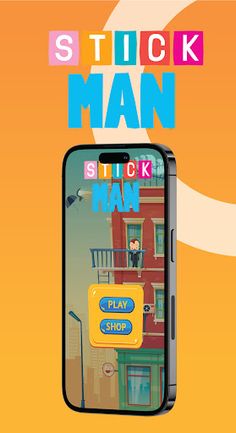 Stick Man - Falling Boss - Screenshot 1