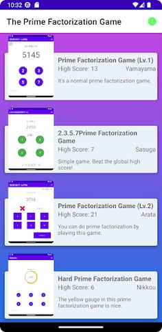 The Prime Factorization Game - Screenshot 1
