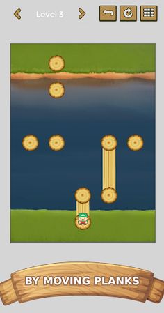 River & Planks - Puzzle Game - Screenshot 3