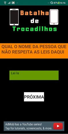 Batalha de Trocadilhos - Screenshot 2