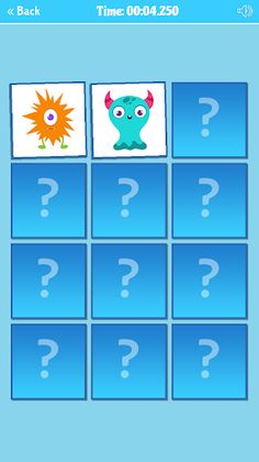 Funny Monsters Memory Game - Screenshot 2