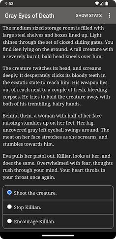 Grey Eyes of Death - Screenshot 2