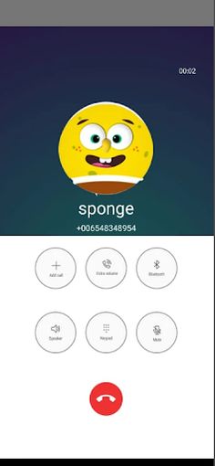Bob spong Fake Video Call - Screenshot 3