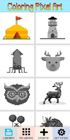 Coloring Pixel Game : Coloring - Screenshot 1