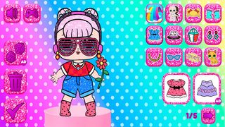 Cartoon Dolls Dress up - Screenshot 1