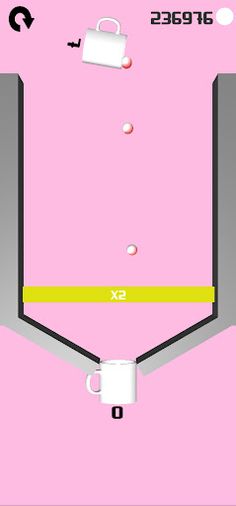Cup drop ball - Screenshot 2