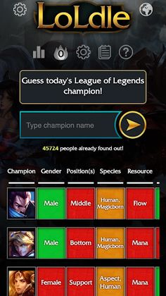 LoLdle Official - Screenshot 1