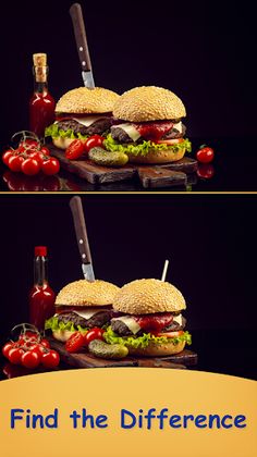 Food & Drinks Find Differences - Screenshot 1