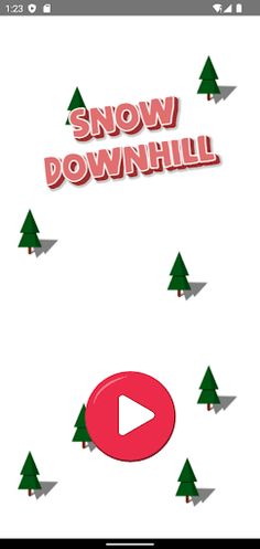 Snow Downhill - Screenshot 1